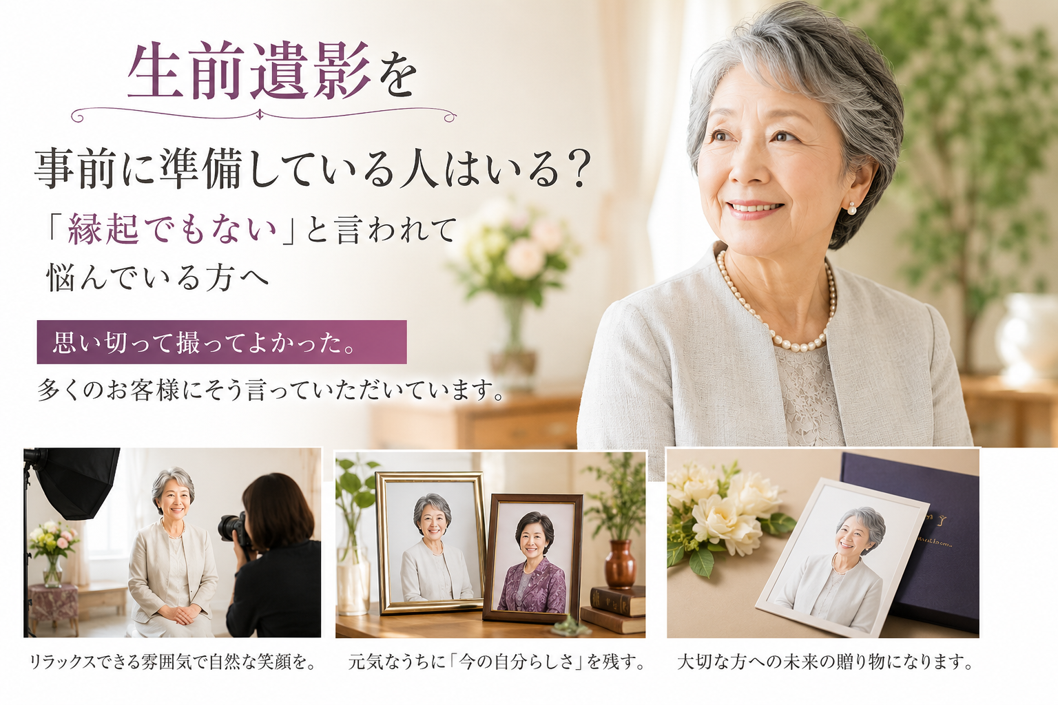 生前遺影事前準備